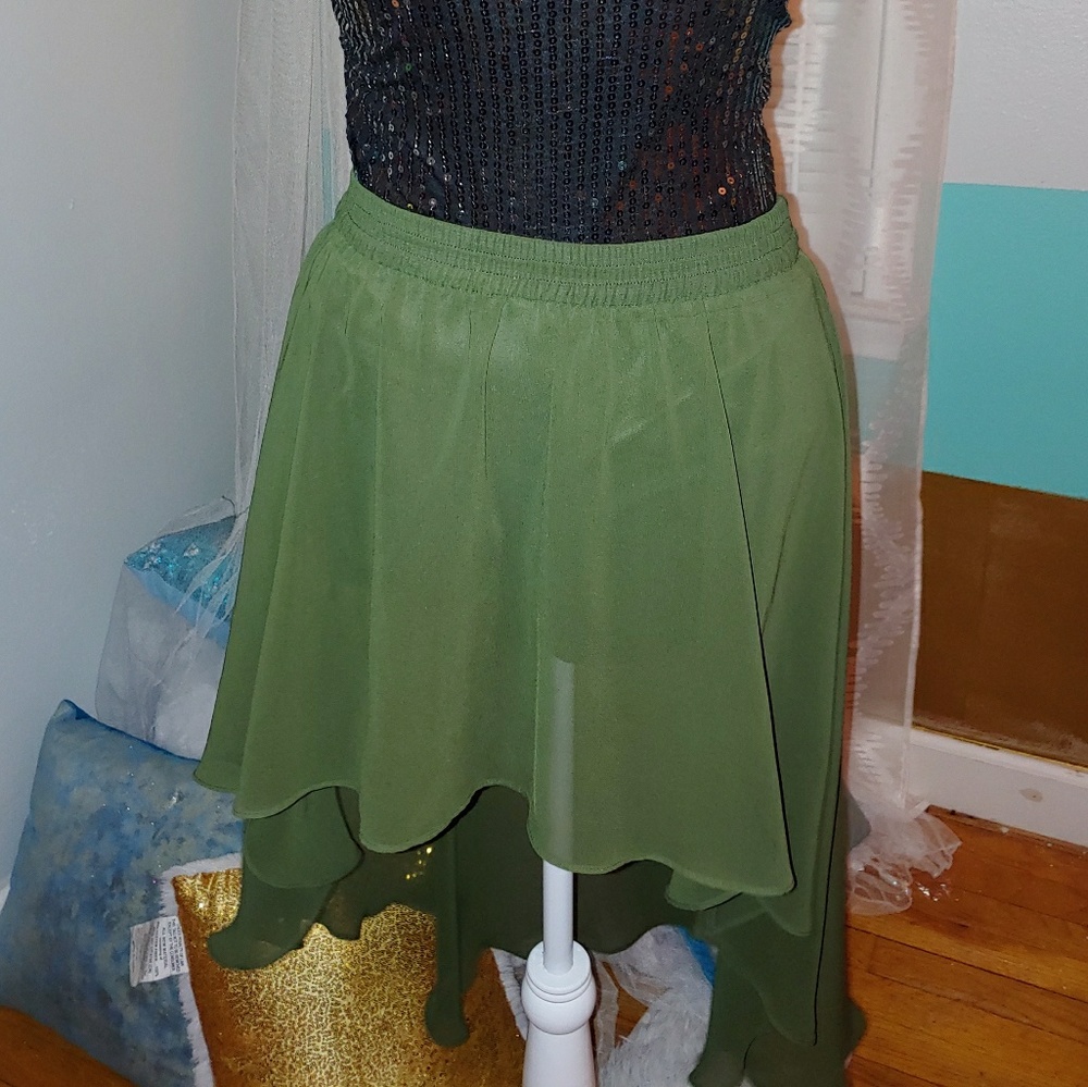 High/Low Sheer Skirt - Picture 2 of 5